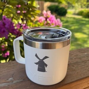 Dutch Bros. Yeti White Insulated Travel Mug with Lid